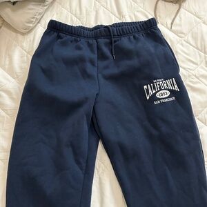 California navy sweatpants